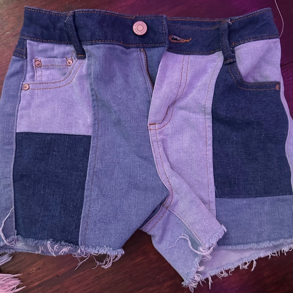 Girls Multiple Color Jean Shorts